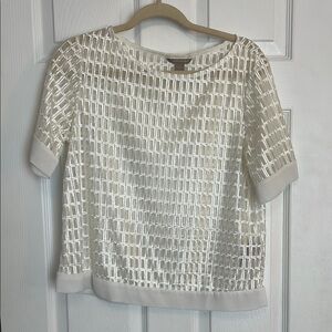 Elegant White Banana Republic Women's Top